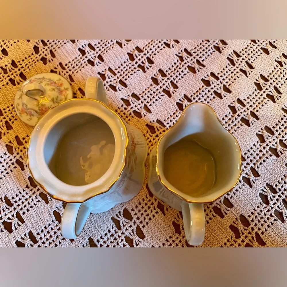 🔥Lorenz Hutschenreuther Germany Creamer and Lidded Sugar Bowl🔥 Vintage